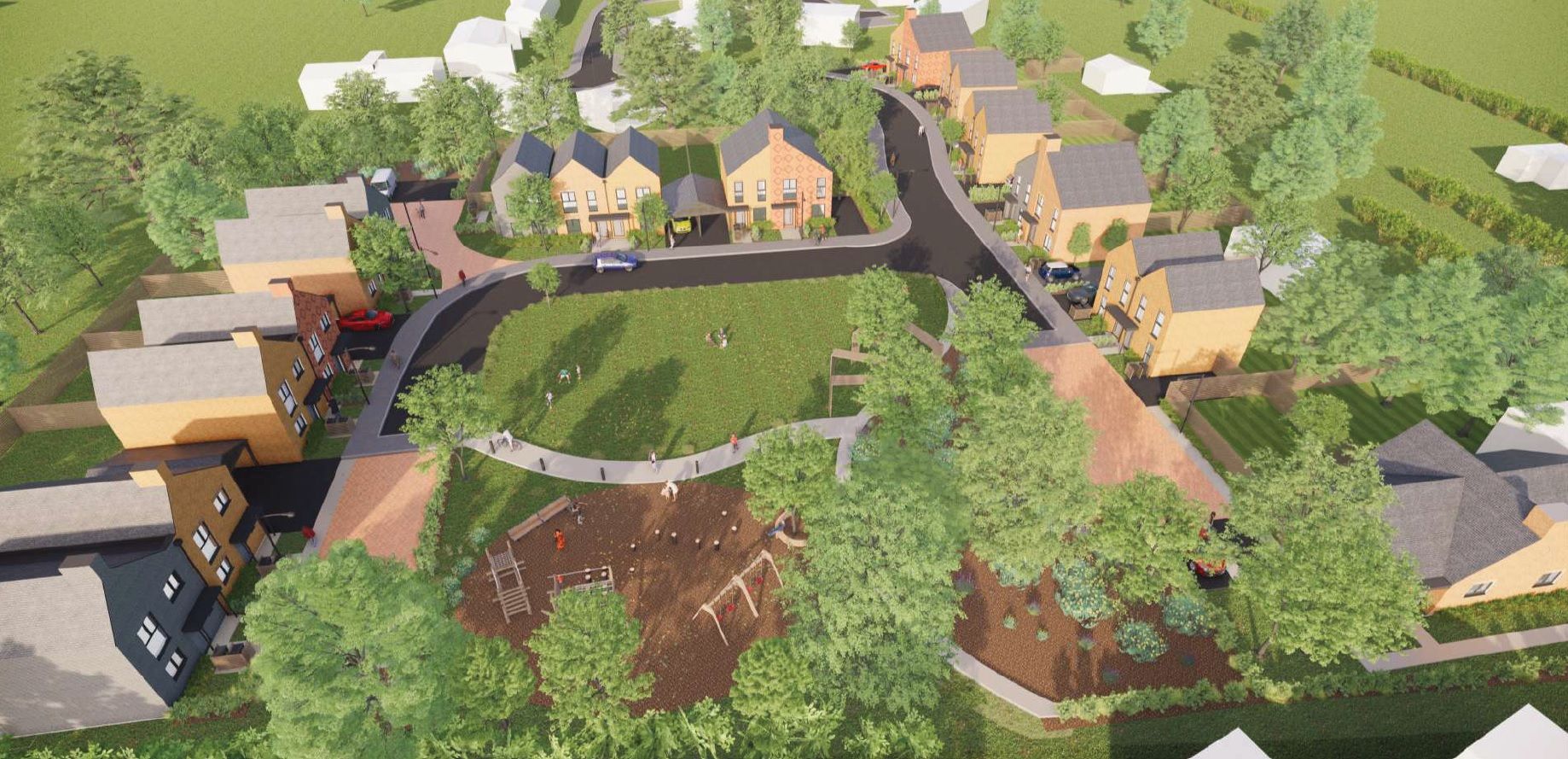 Artist impression of how the Laurels Avenue site will look.