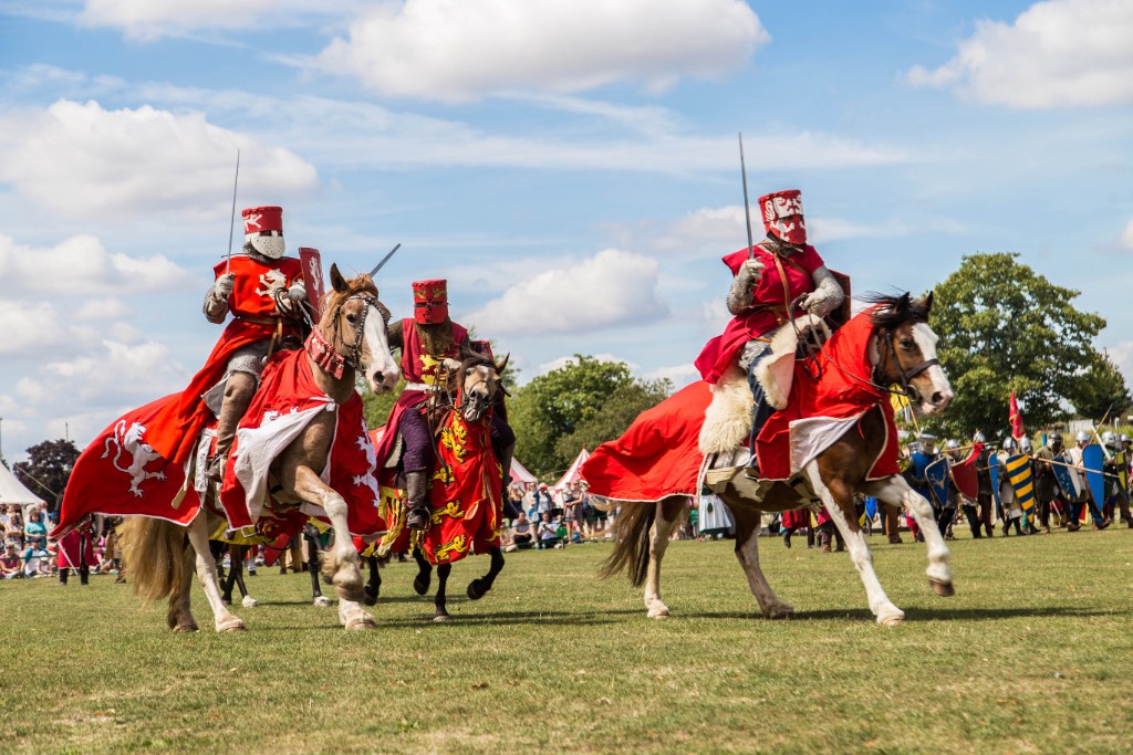 Image of knights on horseback