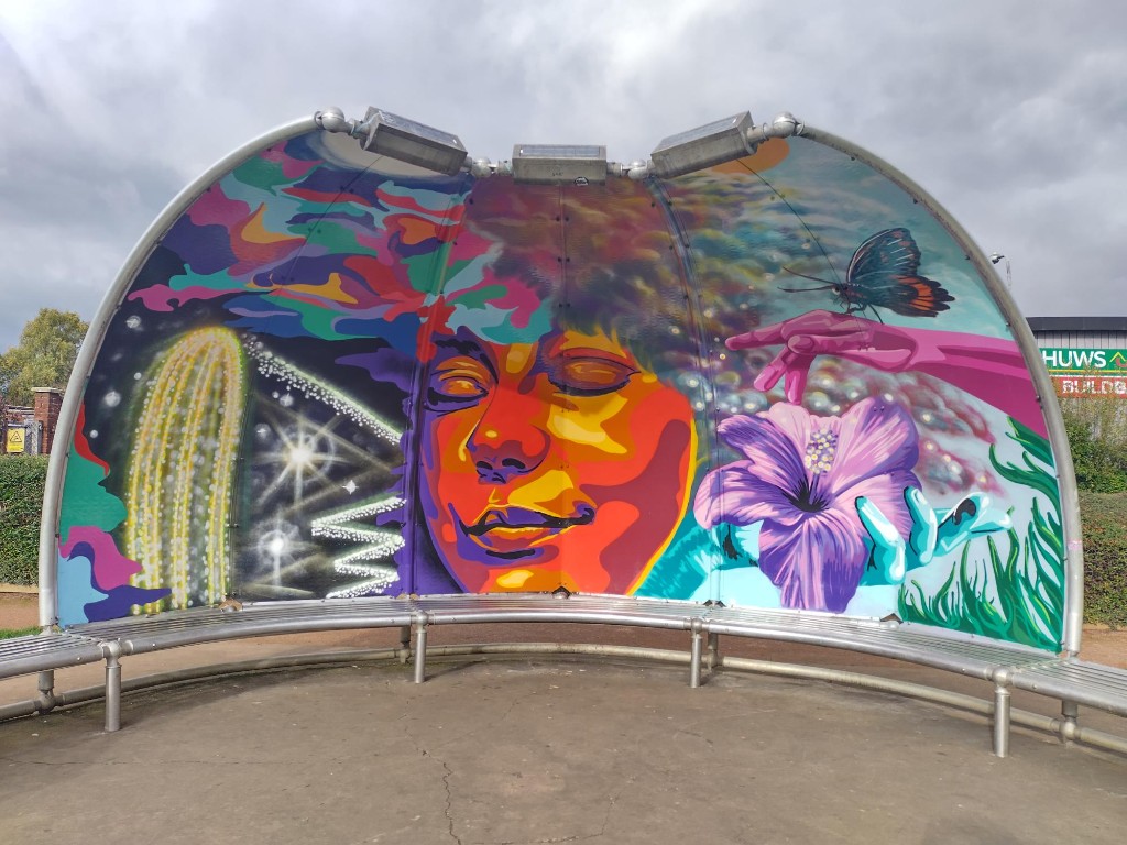 Mural at Charity Brook Park