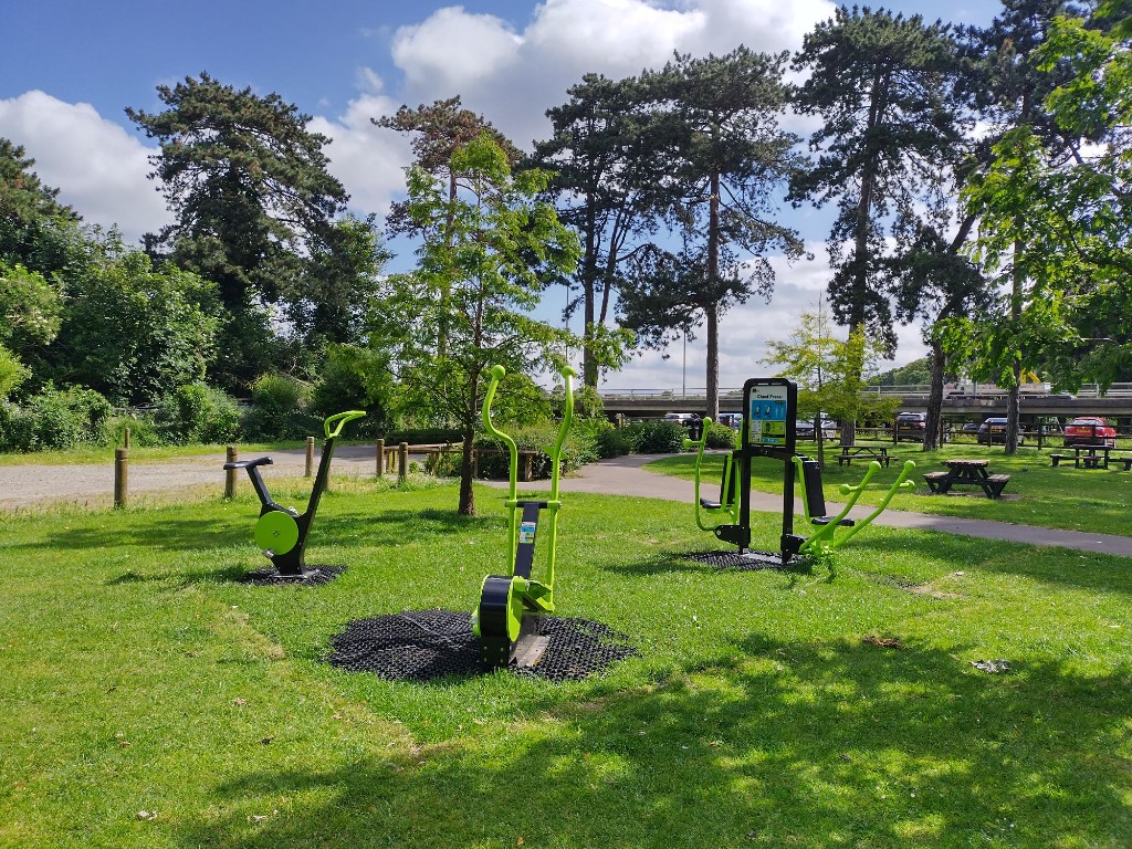 Gym equipment in Corporation Meadow