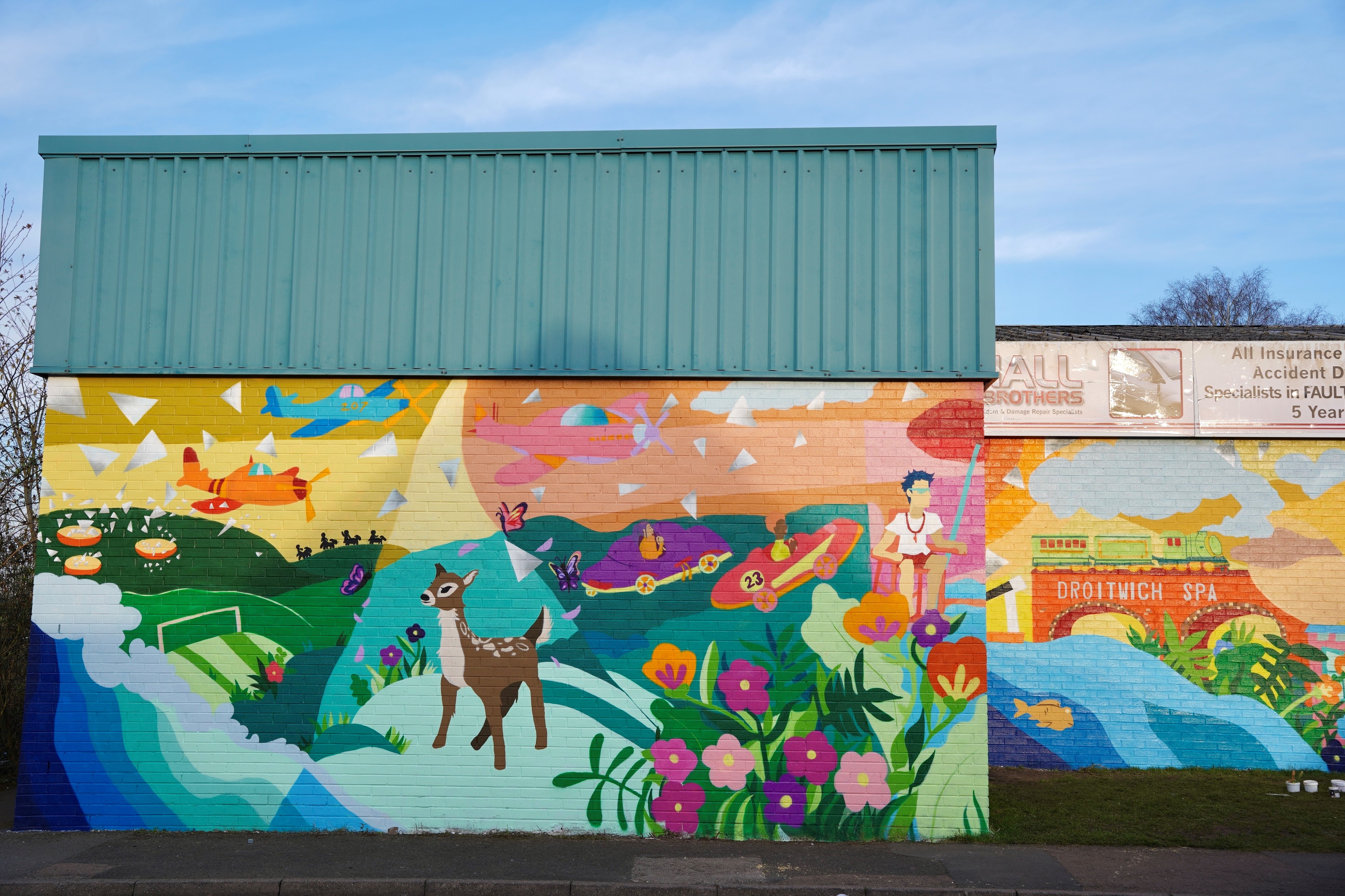 Artwork in Union Lane, opposite the train station