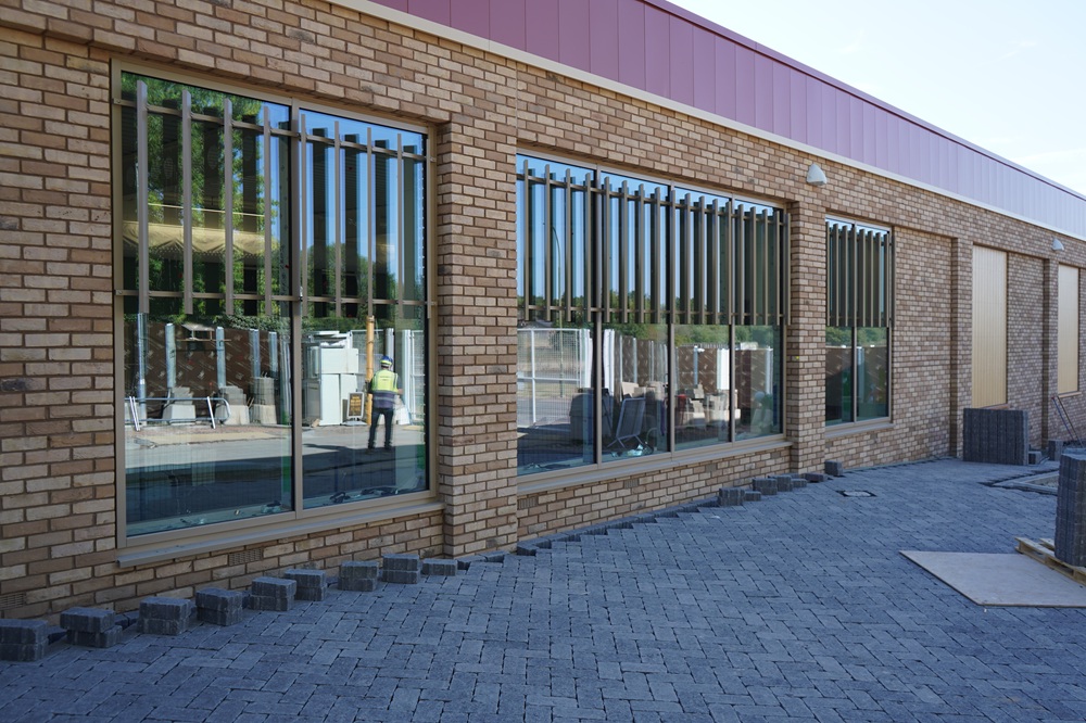Outside of a leisure centre