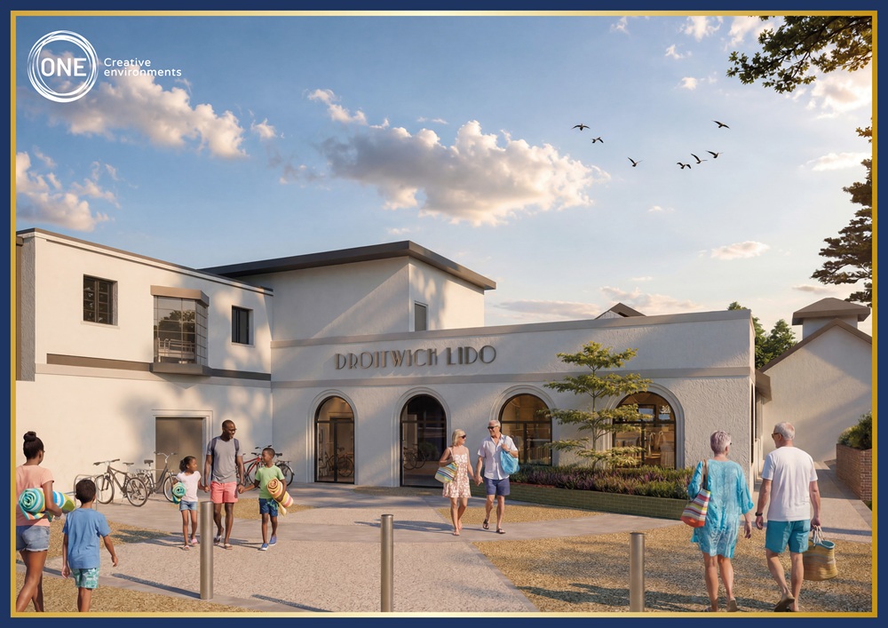 CGI image of the new Lido entrance