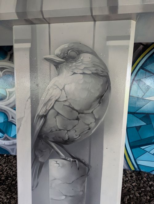 The Robins mural