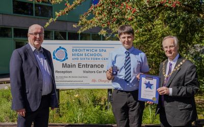 Matty becomes Wychavon's youngest community star