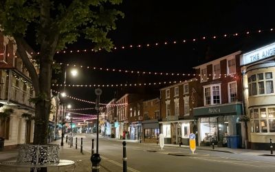 Lighting up Pershore Town Centre