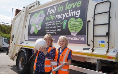 Foil in love with recycling
