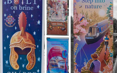 Droitwich Spa’s Story Celebrated in Colourful New Banner Display