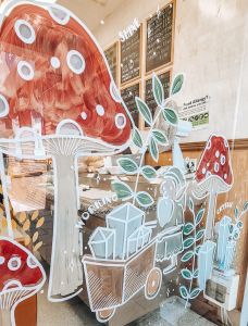 Artwork in window 2
