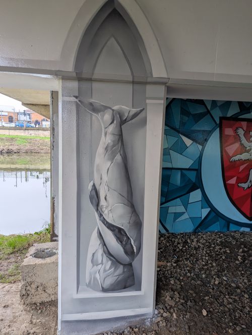 The Whalebone Arch mural