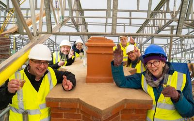 Historic farmhouse restoration reaches major milestone